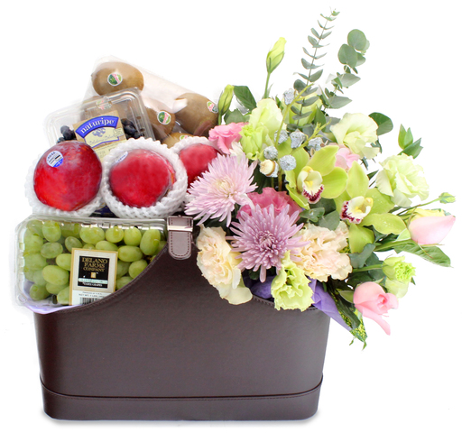 Fruit Basket - Flower Design & Fruit Basket (1) - L102417 Photo